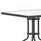Flash Furniture Barker 31.5'' Bronze Square Tempered Glass Metal Table TLH-073A-2-BZ-GG - alternate 10